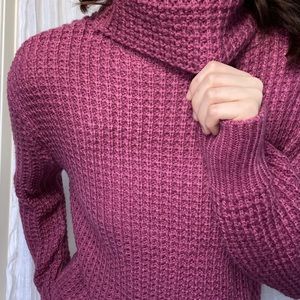Cozy knit turtleneck sweater